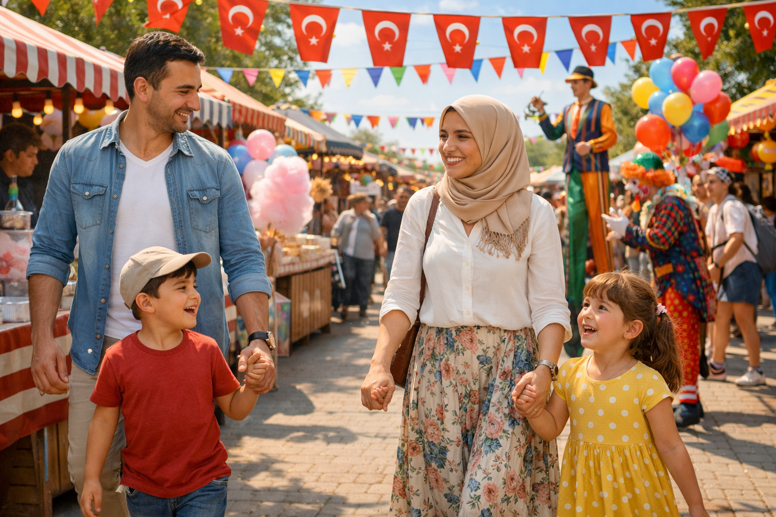 Ailelerin festival ve etkinliklere katilimi